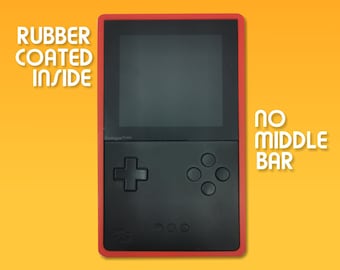 Rubber coated hard cover / case / shell for the Analogue Pocket handheld (without middle bar)