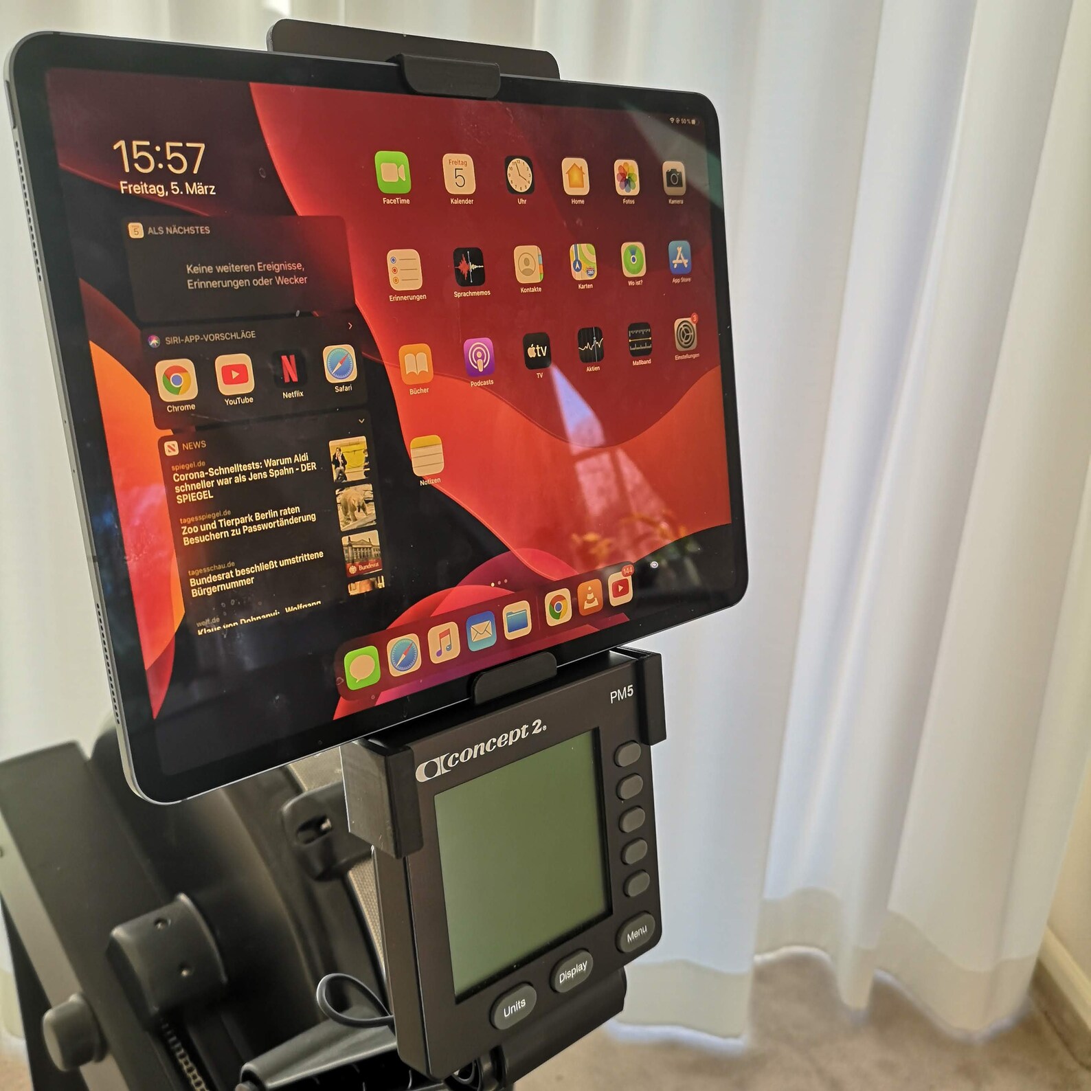 Concept2 PM5 Tablet Holder for Rower Bikeerg Skierg for Etsy