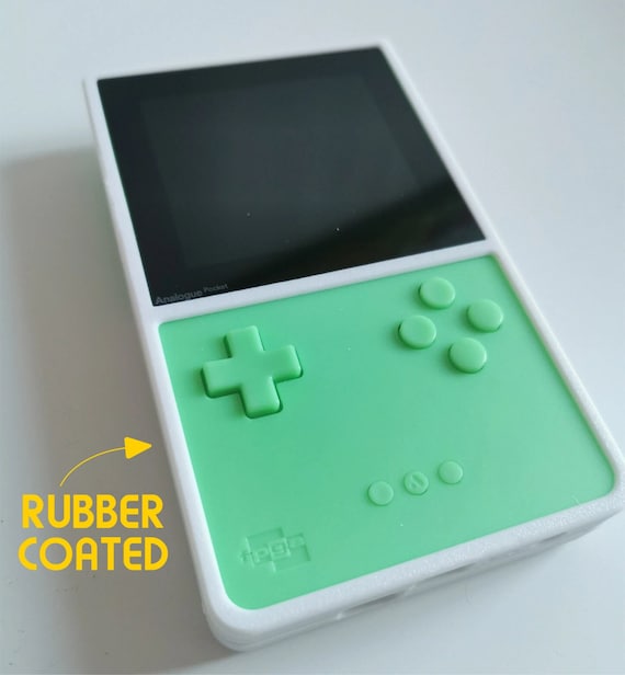 Analogue® Pocket®ハンドヘルド用ゴムコーティングハードカバー/ケース