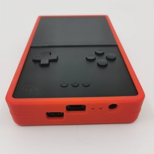 Rubber coated hard cover / case / shell for the Analogue Pocket handheld without middle bar image 4