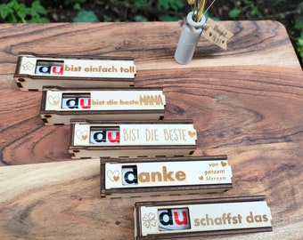 Wooden gift box - Duplo box in different versions