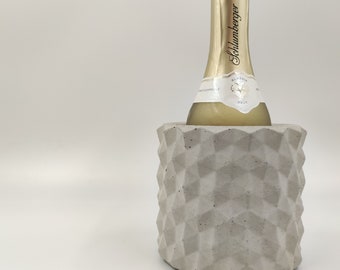 Concrete Mini Champagne Cooler "Hexpot"