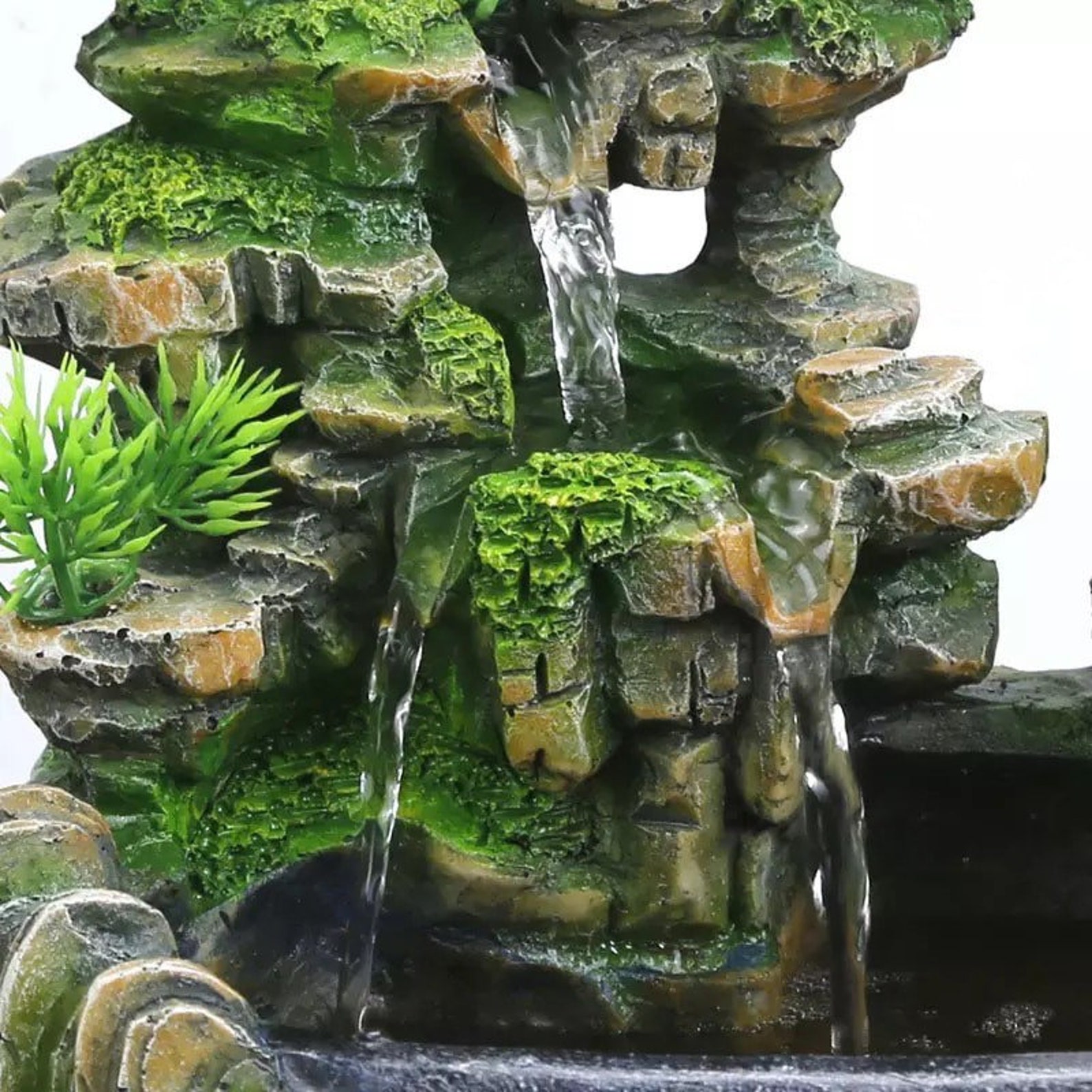 Resin Bonsai Waterfall Fountain Etsy