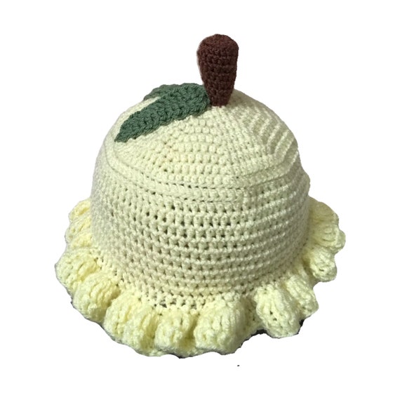 Crochet Lemon Bucket Hat - Etsy Australia
