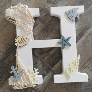 Letra de madera/Letra decorativa aplicaciones 3D/Decoración de habitación infantil/Personalización posible