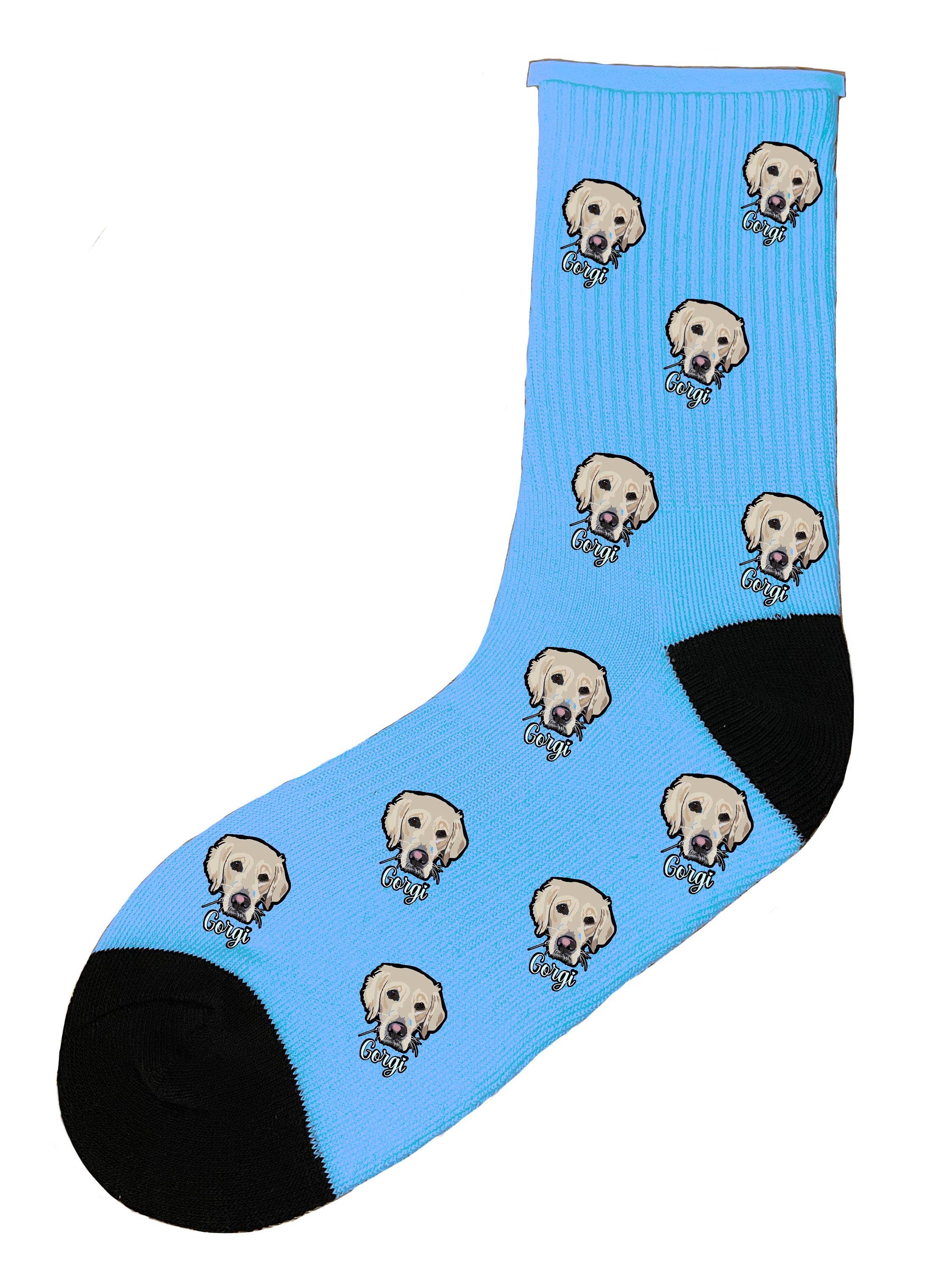 Personalised cartoon pet portrait socks Etsy