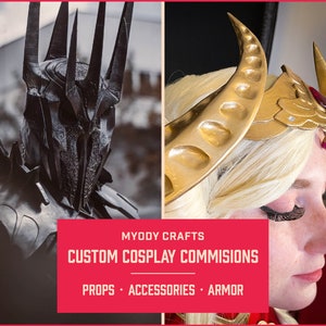 Custom commissions for cosplay- 3D models and printing, weapons accessories, jewelry