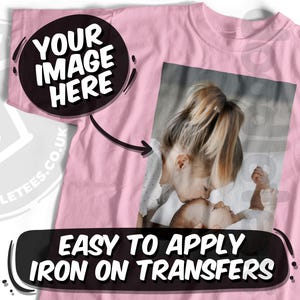 Transfert à chaud sur t-shirt | Personnalisez-le avec vos propres images pour créer un t-shirt personnalisé