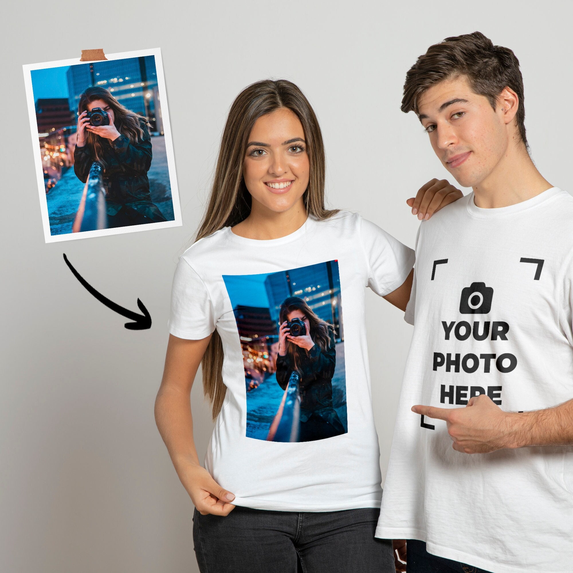 Specificitet dal forkorte Personalised Photo / Image Iron on T-shirt Transfer Print - Etsy