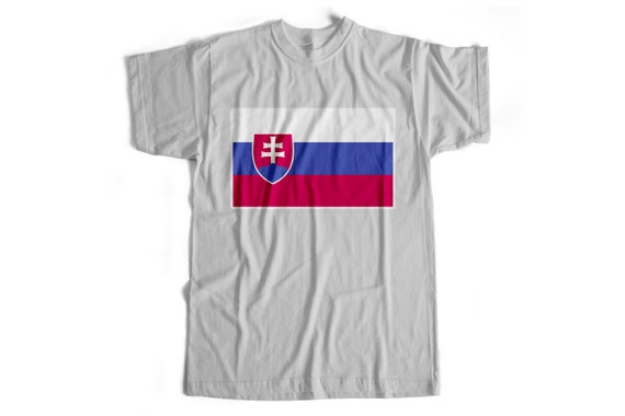 FERRO su T-shirt stampa trasferimento Slovacchia bandiera nazionale 