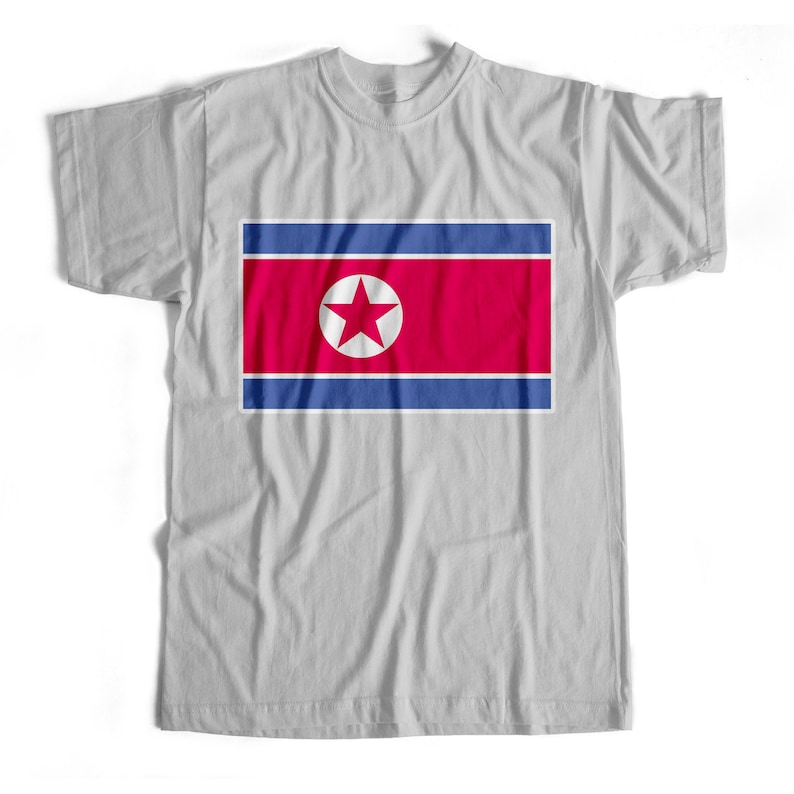 North-Korea National Flag Iron On T-Shirt Transfer Print