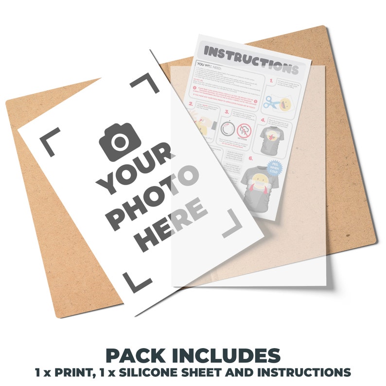 Personalised Photo / Image Iron on Tshirt Transfer Print Etsy UK