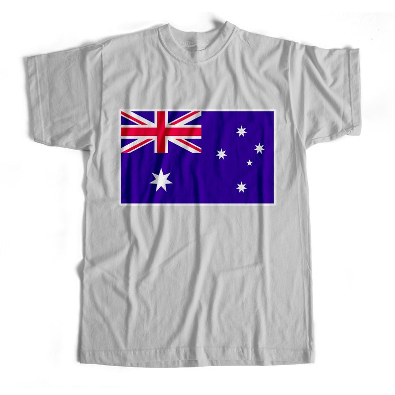 Iron On T-Shirt Transfer Print National Flag Australia