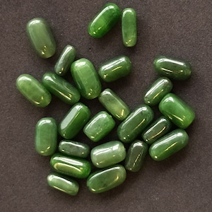 20 pcs / 50 pcs 10 – 18 mm Genuine natural green nephrite bead irregular shape jade bead