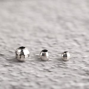 Sterling Silver Laser Bead - S925 Spacer Bead