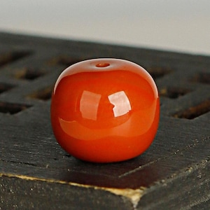 Natuurlijke rode Nanhong-agaat trommelkraal (5-10 mm)