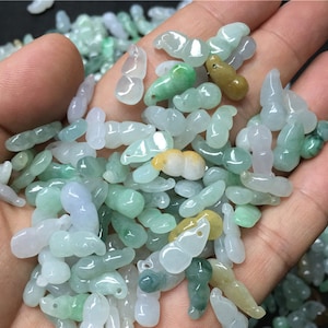 natural jadeite gourd bead high quality  jade pendant