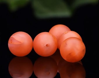 10 mm 宝山南紅南紅瑪瑙ブレスレット認定ナチュラルマット仕上げ 2079