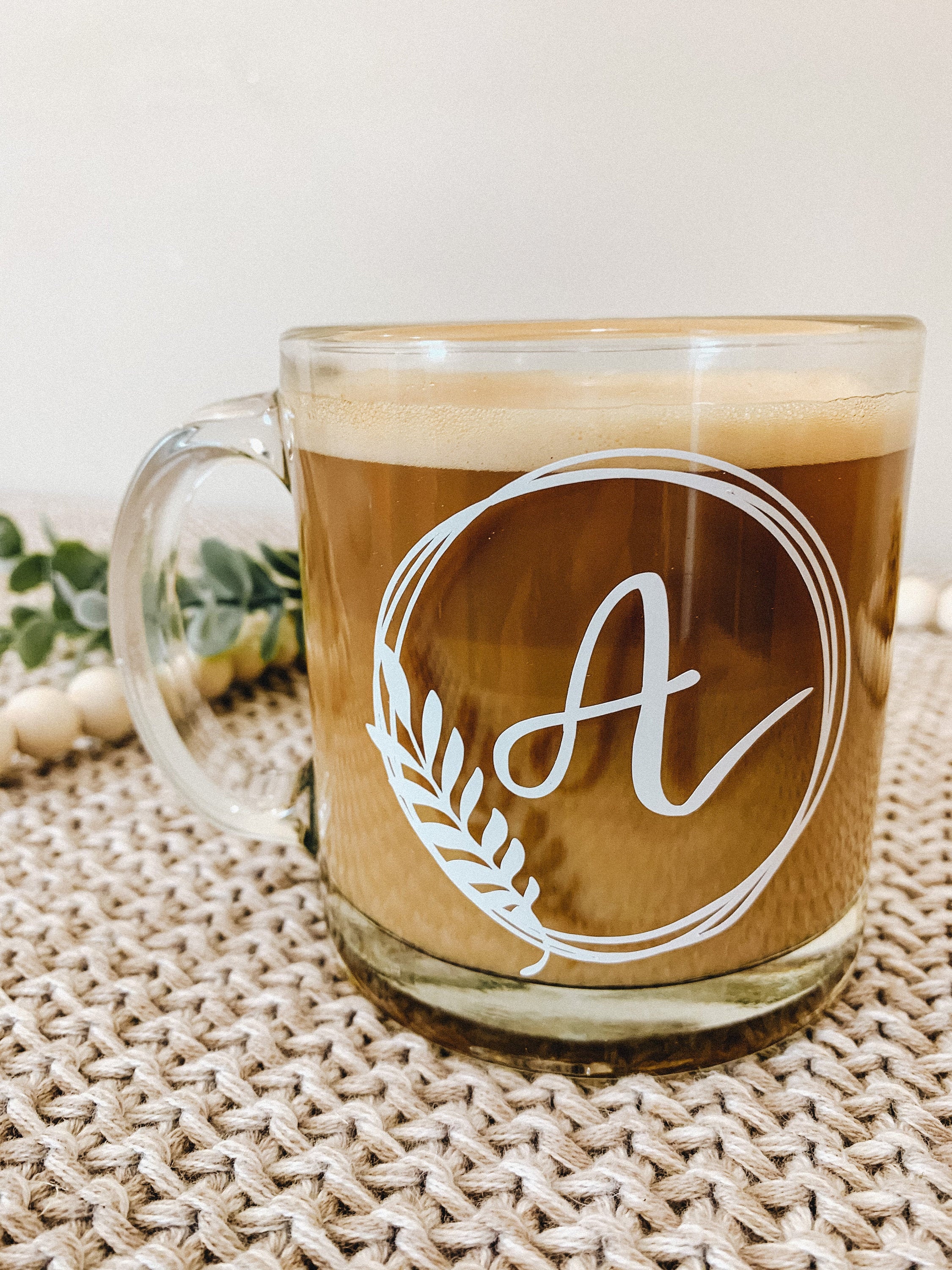 Coffee cup vinyl decal Personalized decal for coffee mug Etsy