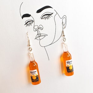 Alcohol beer earrings