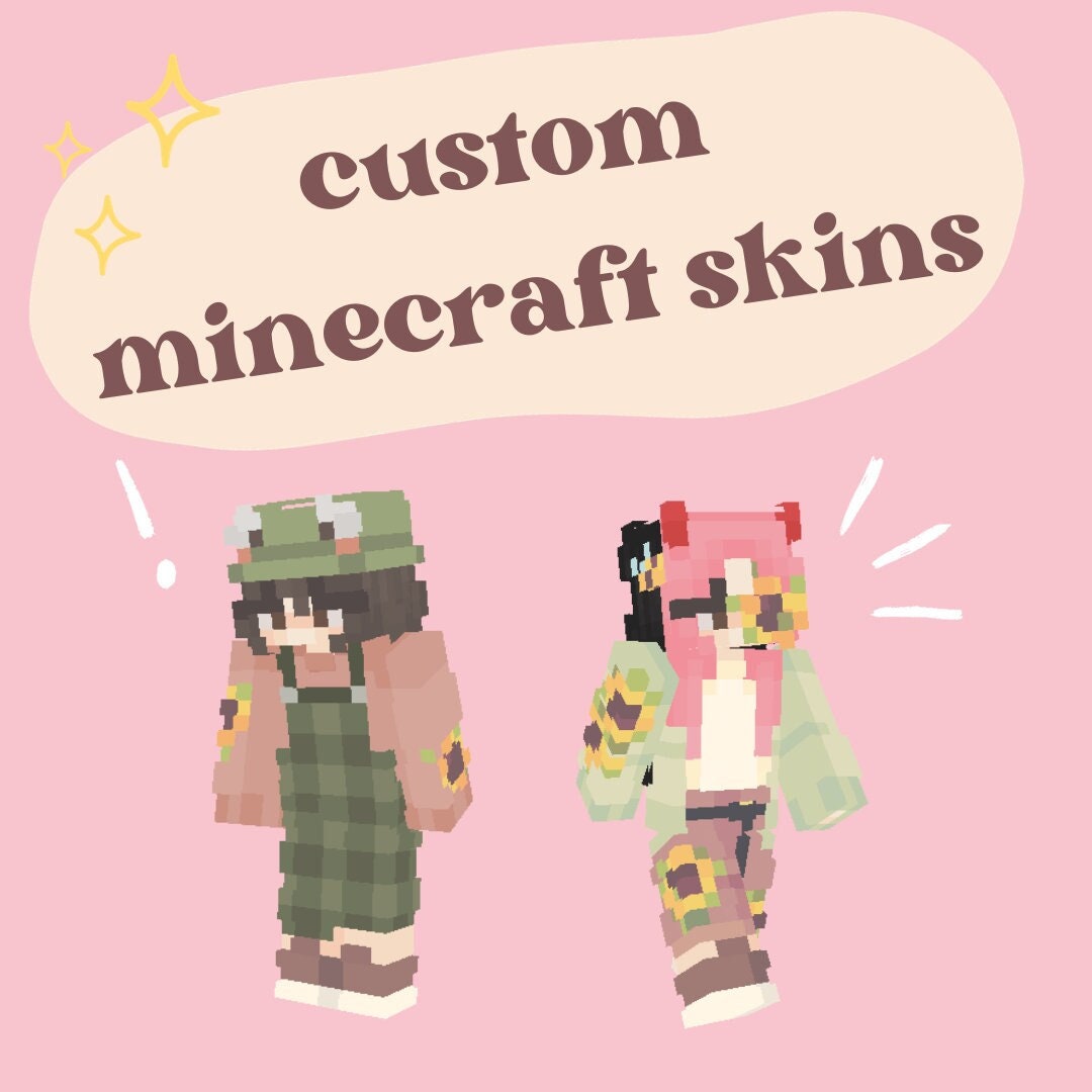 Custom Minecraft Skin Java / Bedrock / Windows Edition / 128 X 