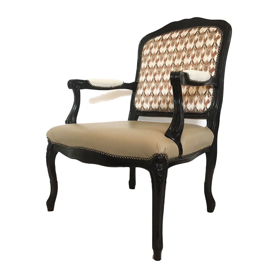 70s King Louis Arm Chair Etsy