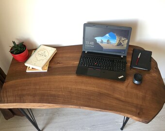 Wooden Desk,Office Desk,Office  Furniture,Walnut Desk, Desing Desk,Unique Study Desk,Work Desk,Farmhouse Desk,Walnut Furniture