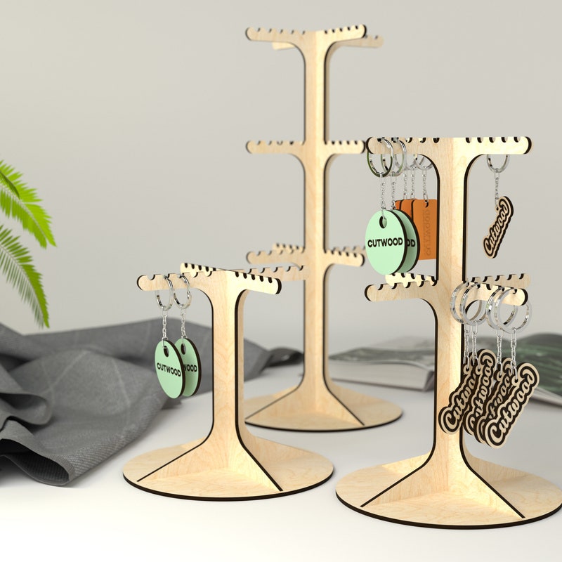 Keychain Display Stand - Etsy