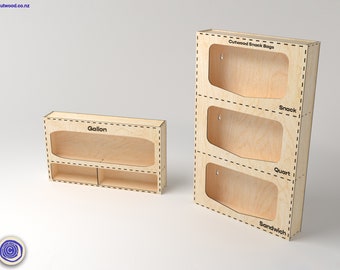 Baggie Storage Organizer Combo: SVG Digital File