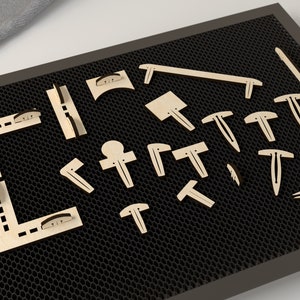 Glowforge Alignment Pin Starter Pack: Crumb Tray Tools (Digital Cut File)