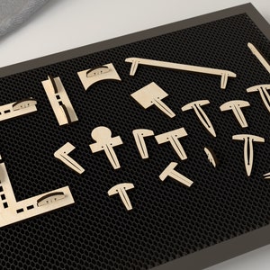 Glowforge Pins Starter Pack - honeycomb pins - Alignment Tools - crumb tray - holding material tools DIGITAL CUT FILE