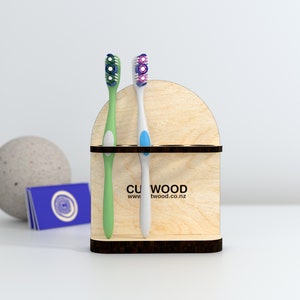 Hanging Toothbrush Holder, Electric Tooth Brush Stand for Bathrooms - Digital file - Ai SVG PDF