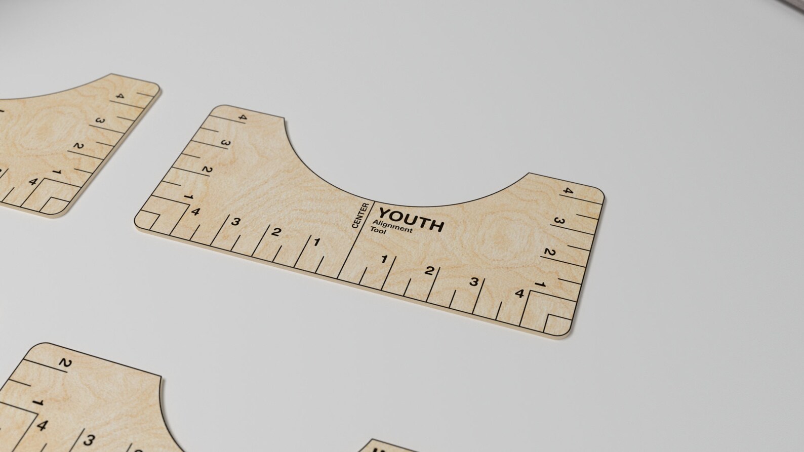Download T-shirt Alignment tool Ruler Bundle Shirt Placement Guide | Etsy