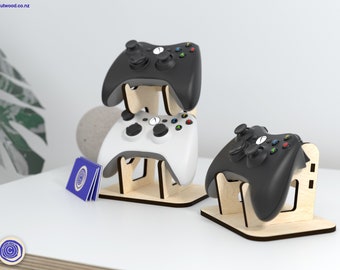 Xbox Gaming Display Stand Digital File - 2 Designs - Ai SVG PDF - Laser Cut Pattern Model - Game Controller Gamer Stand