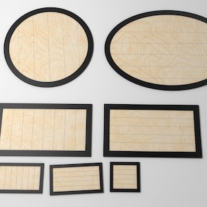 Faux Shiplap Schilder - Lasercut Dateien - Beschilderung, Wandkunst, Bilderrahmen - Digitale Datei -Svg, Ai, Dxf, Eps, PDF