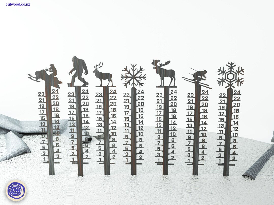 Snow Gauge Metal Art - CNC Laser Cut Files (digital File) - Etsy
