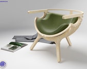 Plywood Chair Design: CNC Laser Cut Vector Plan (Digital Download)