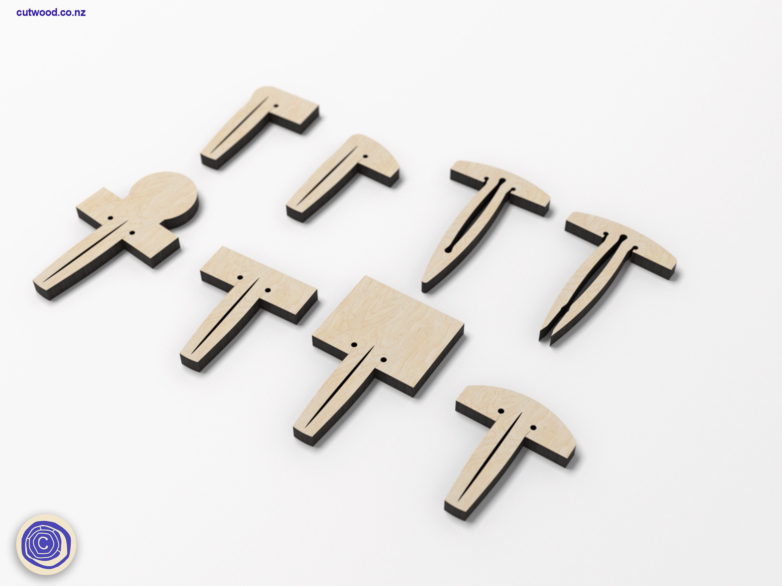 Glowforge Pins - honeycomb pins - crumb tray - holding material in tr…
