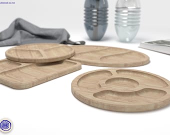CNC Datei - Holz oder Servierplatte - cnc Datei/ stl Servierplatte/ dxf Servierplatte / 3D Modelle Dateien/ 3D