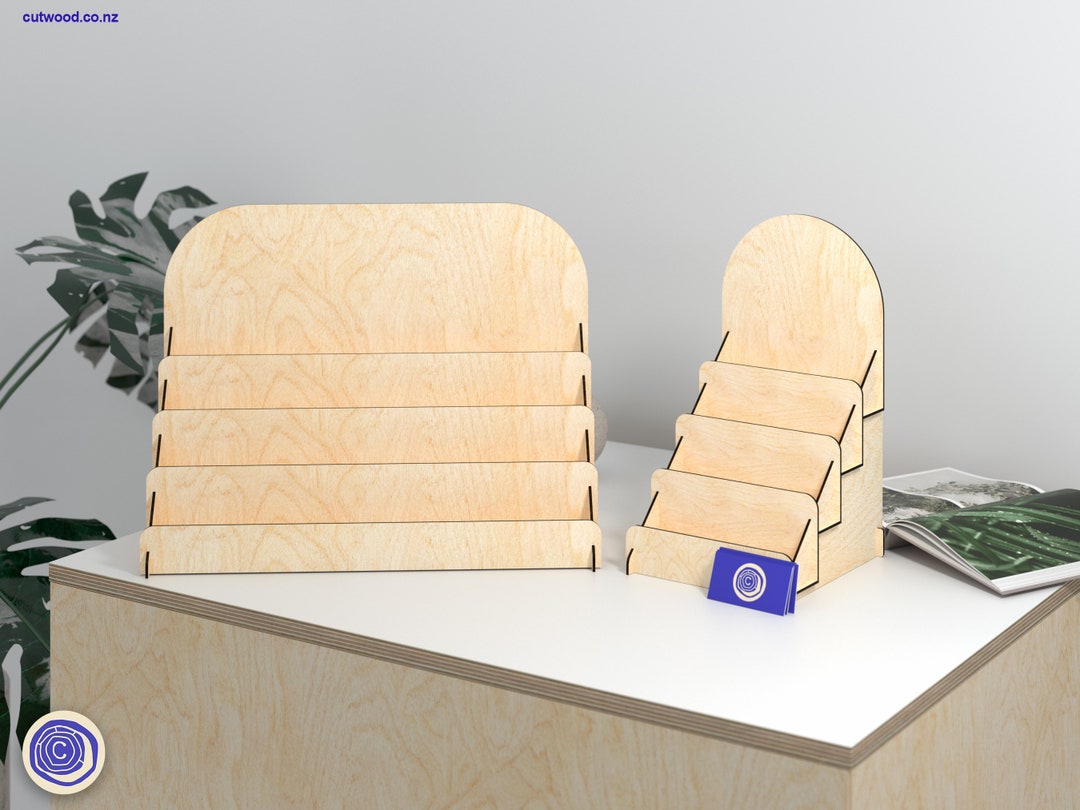 Retail Counter Display Stand Digital File 4 Different Sizes Ai SVG EPS