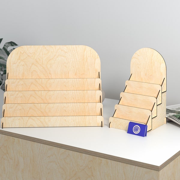 Retail Counter Display Stand Laser Cut File (Ai SVG EPS)
