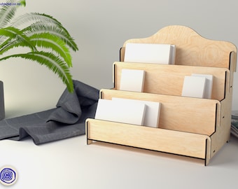 Tiered Display Stand - Shop or Market Display - Laser Cut File - Glowforge SVG