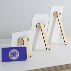 Chevalet Stand Backs - Différentes tailles pour différents cadres - Display Easels Stand - SVG, Glowforge Frame, Cadre photo en bois découpé au laser