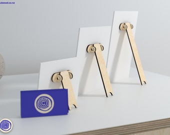 Laser Cut Easel Stand SVG: Glowforge Frame Display (Digital Download)