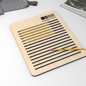 Potloodmal voor lasergravure - Lasergesneden digitaal bestand - Glowforge