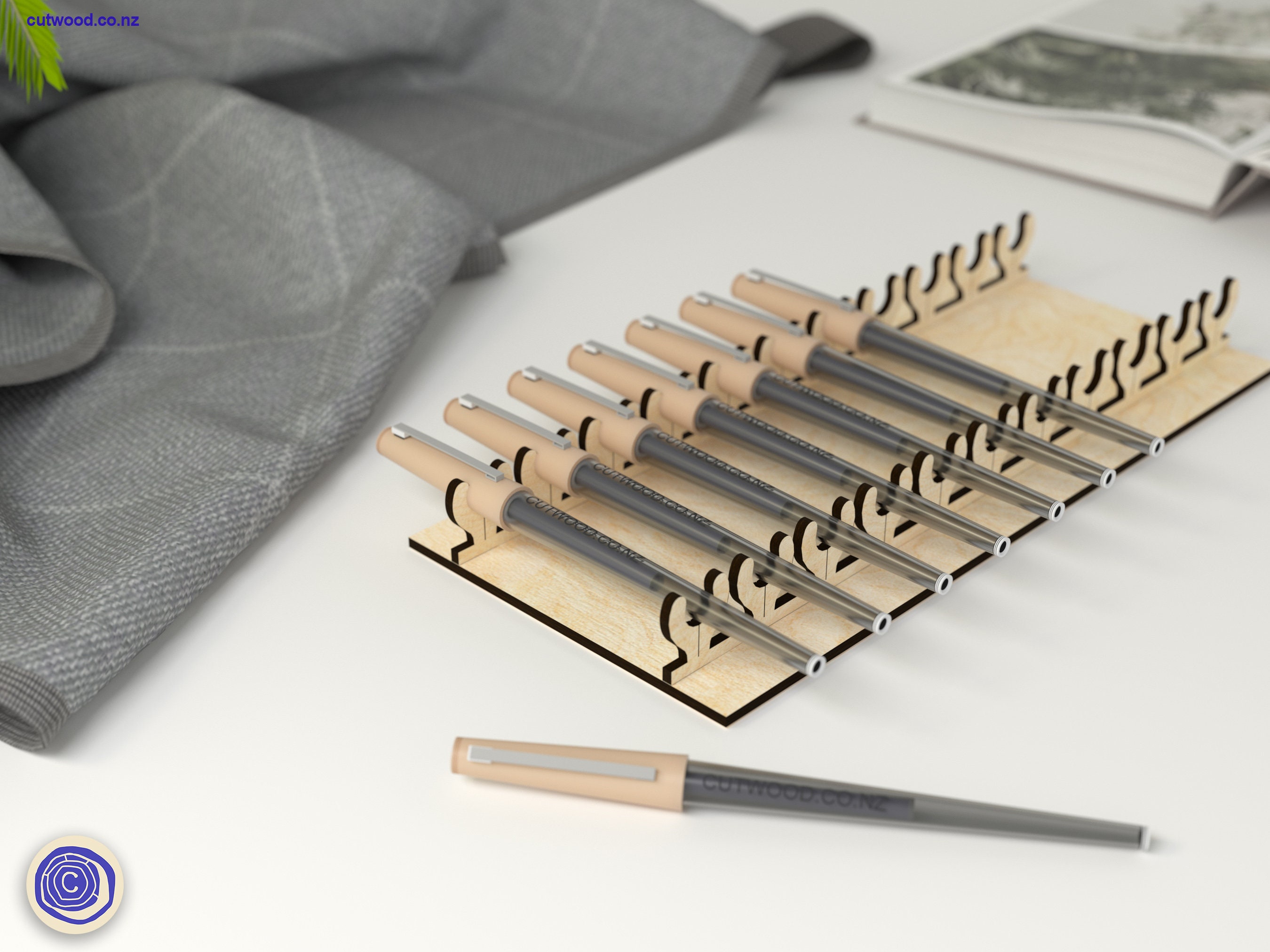 Pen Jig for Laser Engraving Laser Cut Digital File Etsy