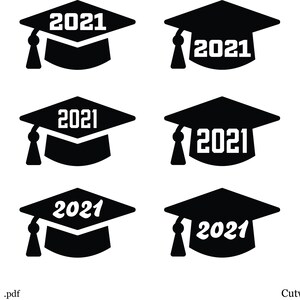 2021 Graduation Cap SVG, Class of 2021 SVG, Senior 2021, Digital Download, Cricut, Silhouette, Glowforge