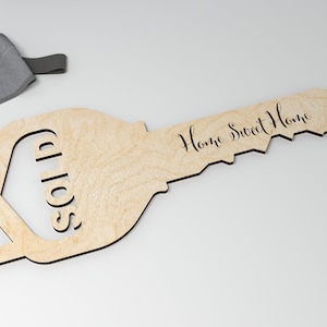 Giant Verkochte Sleutel - Huiseigenaren sleutel - Home sweet home - Glowforge - Laser Cut Files