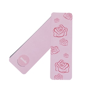 Rosen Lesezeichen, gemustertes Lesezeichen, Geschenk für Leser, abgerundete Ecke Lesezeichen, Blumen Lesezeichen, florales Lesezeichen