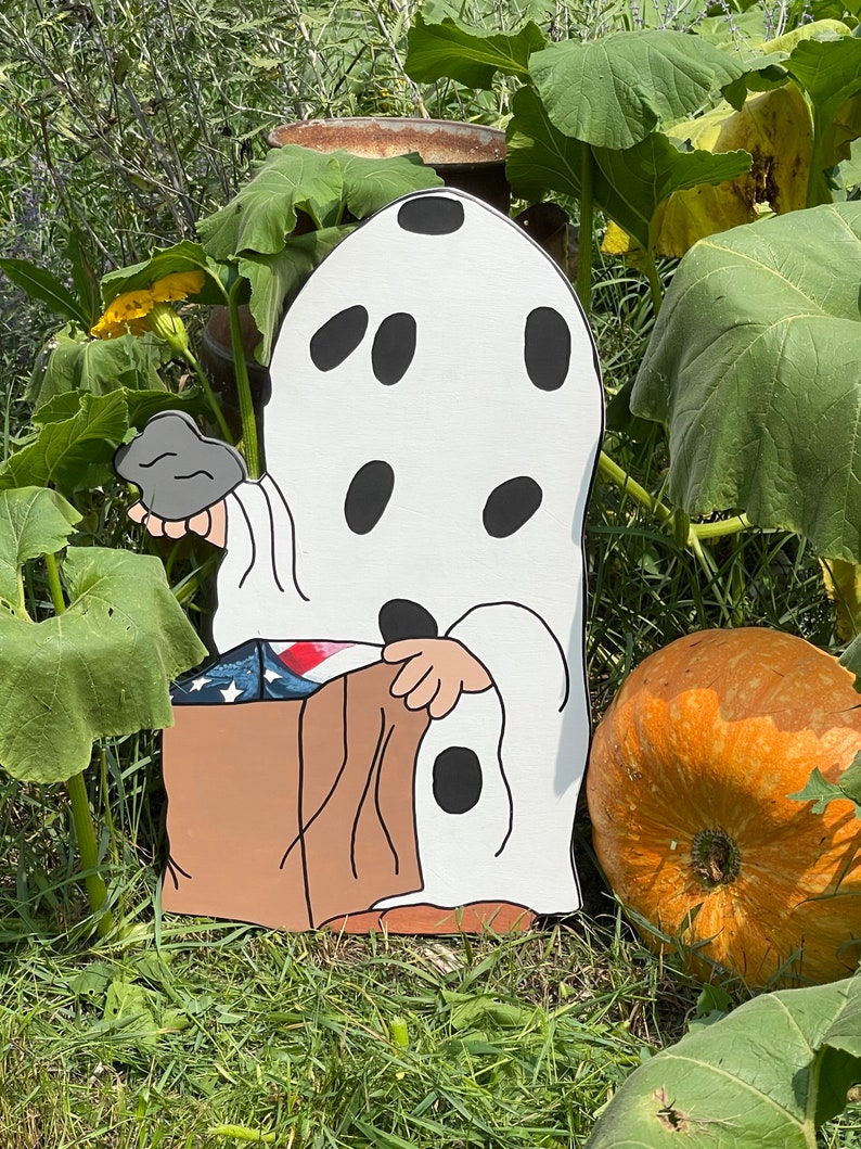 Charlie Brown Halloween Yard Art/Peanuts Yard Art/ Peanuts Etsy